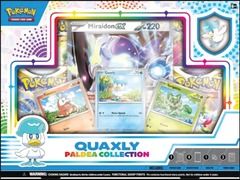 Pokemon Paldea Collection Pin Box - Quaxly (MIRAIDON EX JUMBO CARD)